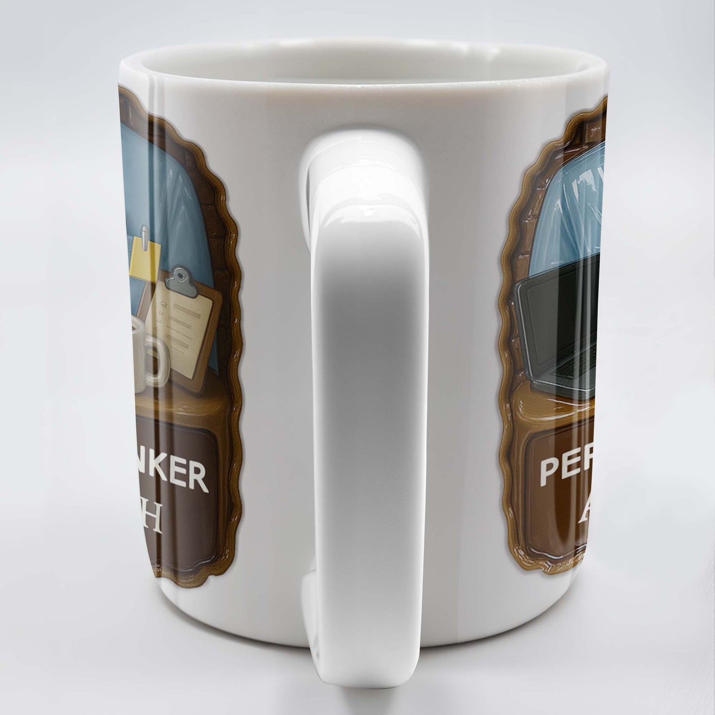 Personal Banker Coffee Mug With Shirt And Tie