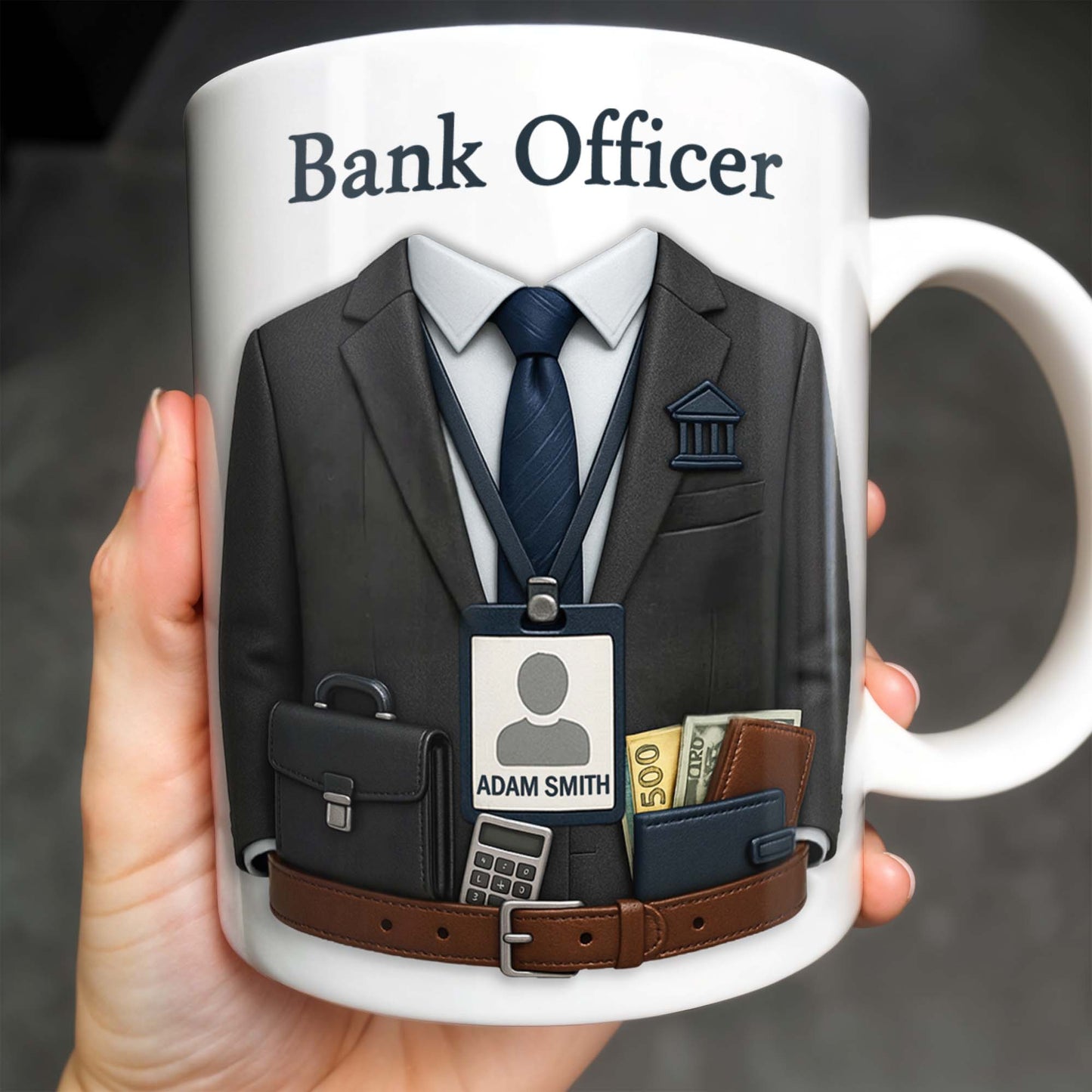 Celebrate Your Profession, Bank Officer Inspired Design