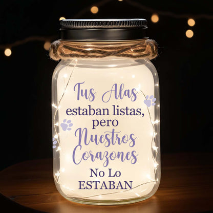 Tus Alas - Personalized Custom Mason Jar Light - PET002_JARL