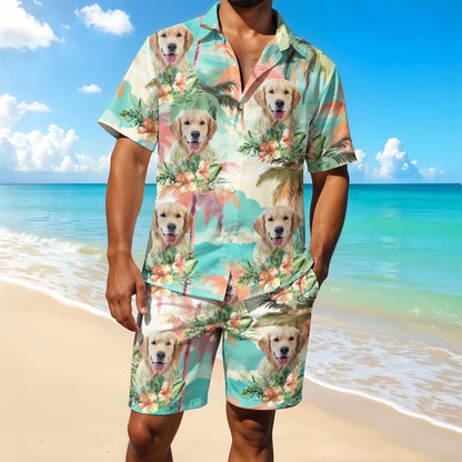 Celebrate Summer With Floral And Dog Design