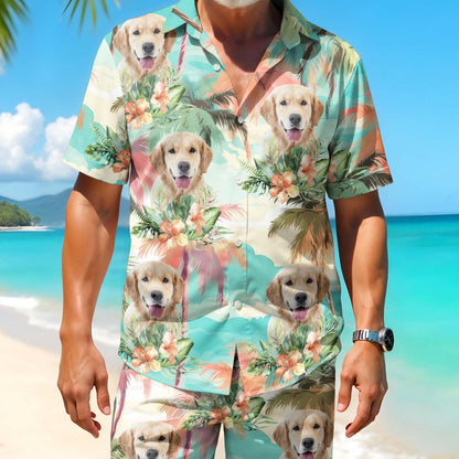 Celebrate Summer With Floral And Dog Design