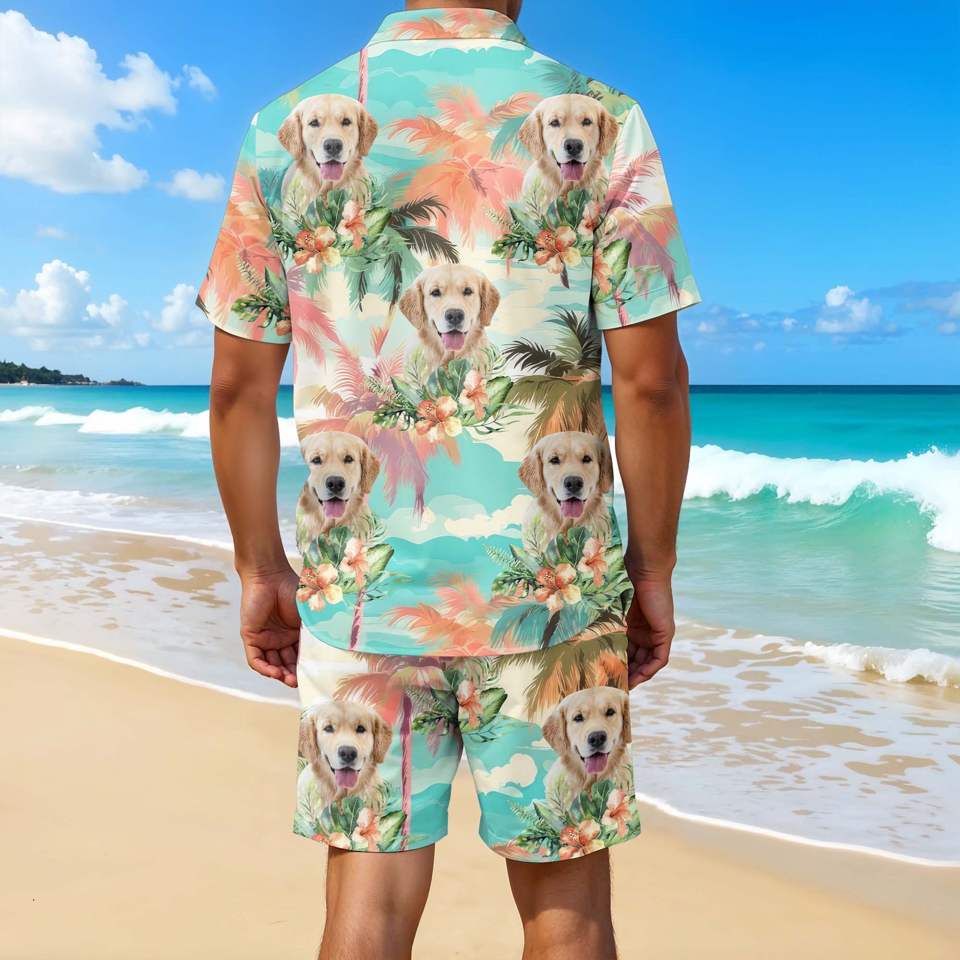 Celebrate Summer With Floral And Dog Design