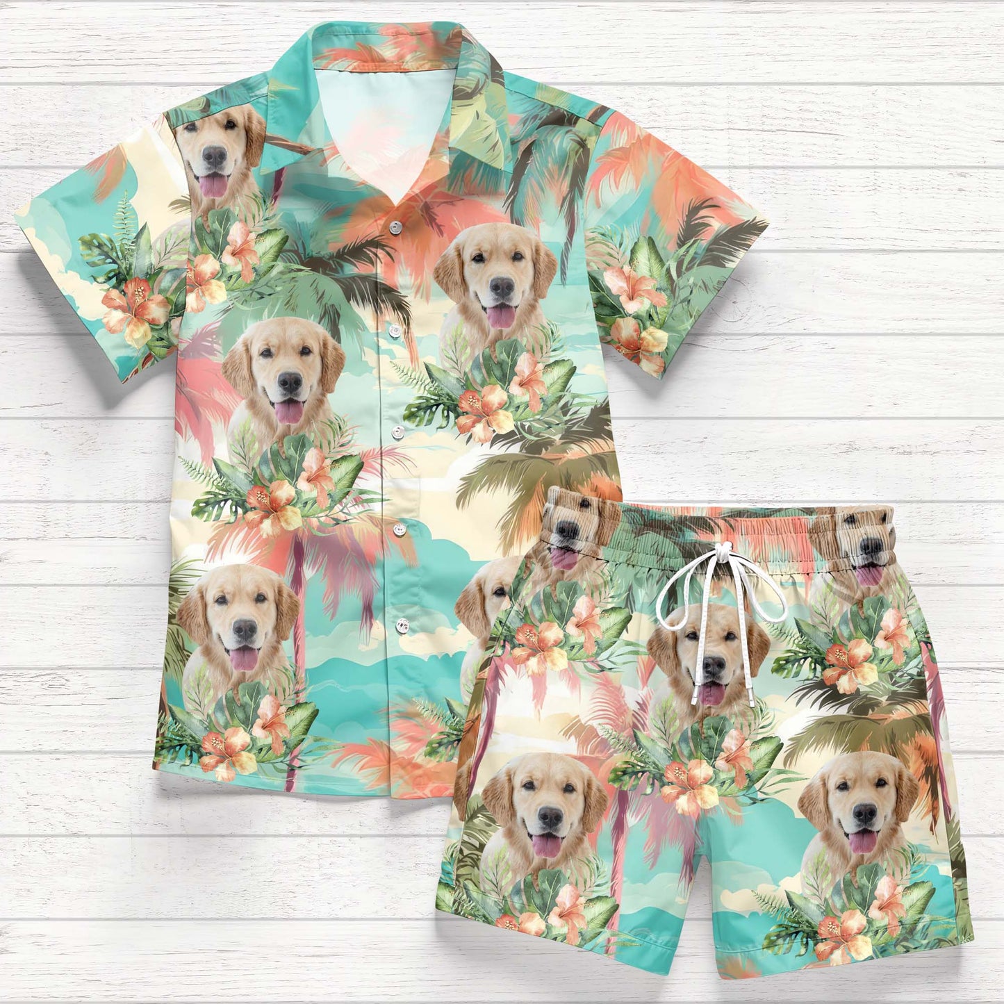 Celebrate Summer With Floral And Dog Design