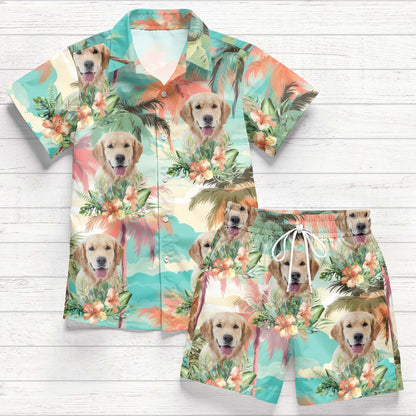 Celebrate Summer With Floral And Dog Design