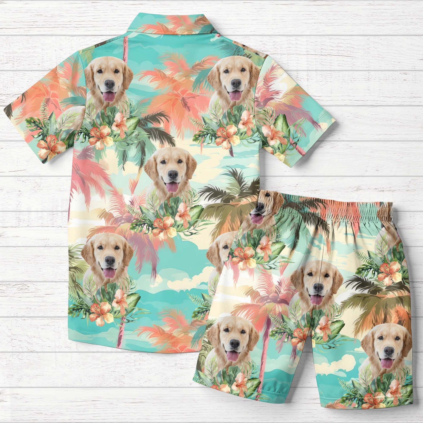 Celebrate Summer With Floral And Dog Design