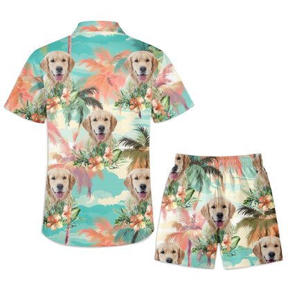 Celebrate Summer With Floral And Dog Design