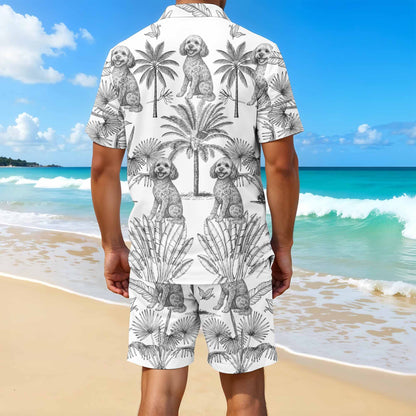 Embrace The Tropical Vibes With Dogs And Palms Beach Set