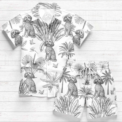 Embrace The Tropical Vibes With Dogs And Palms Beach Set