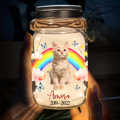 Always On My Mind Forever In My Heart - Personalized Custom Mason Jar Light - PET014_JARL