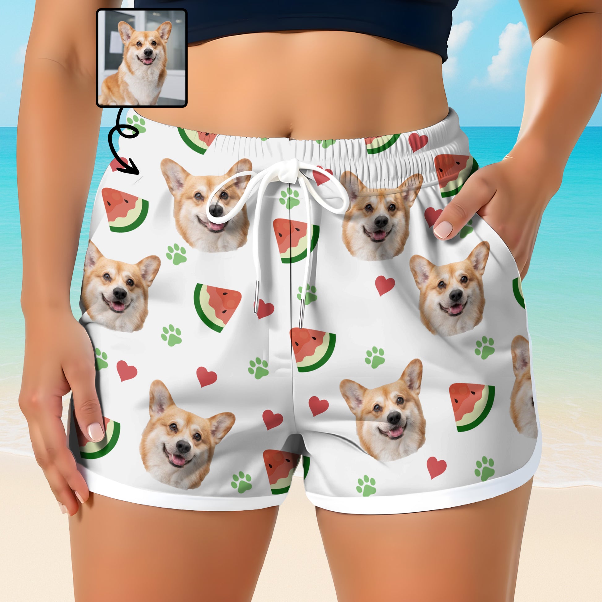 Celebrate Summer, Dog And Watermelon Design