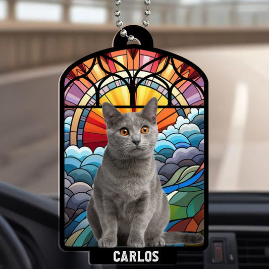 Always By Your Side Custom Cat Car Ornament