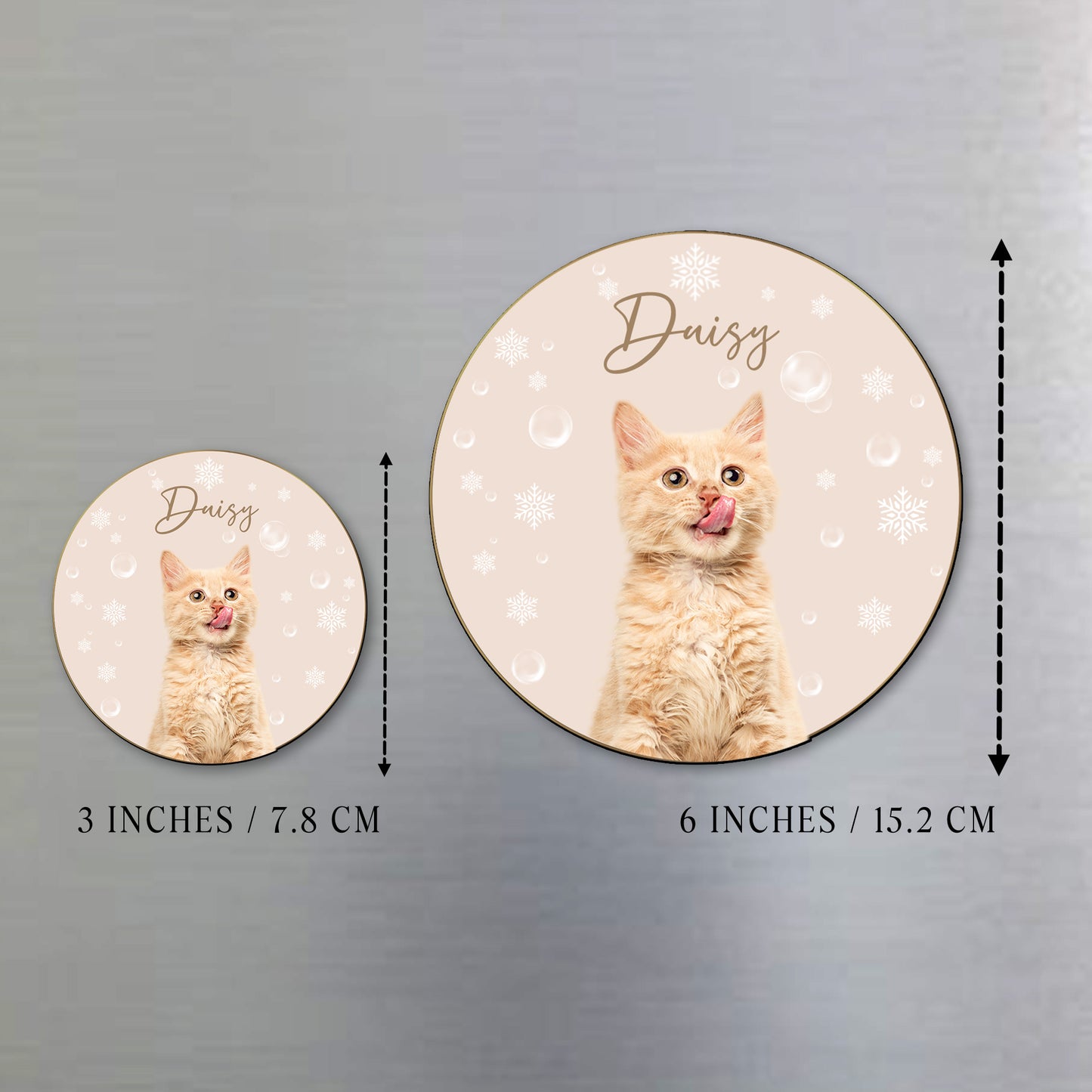 Celebrate Your Furry Friend With This Unique Magnet - Personalized Custom Fridge Magnet - PET025_MAGN