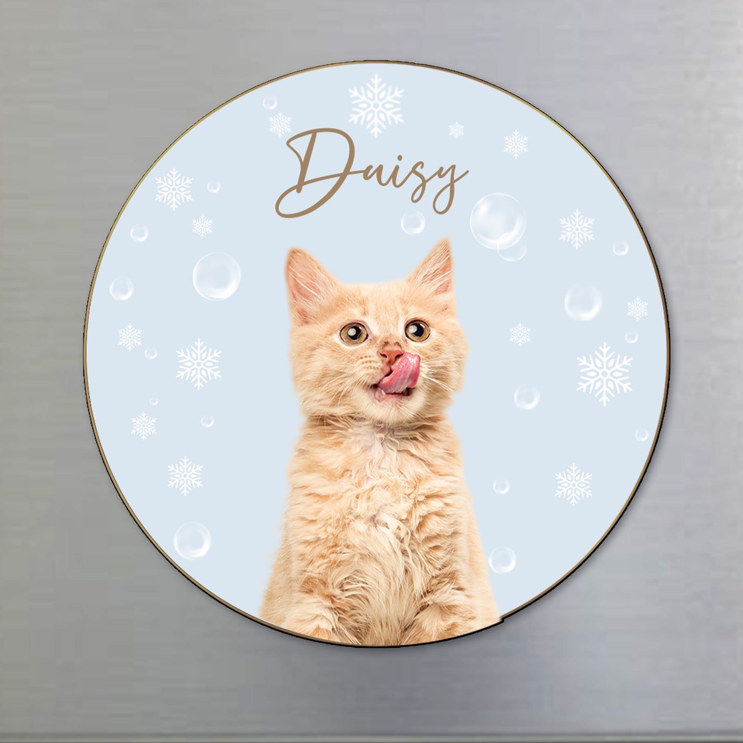 Celebrate Your Furry Friend With This Unique Magnet - Personalized Custom Fridge Magnet - PET025_MAGN