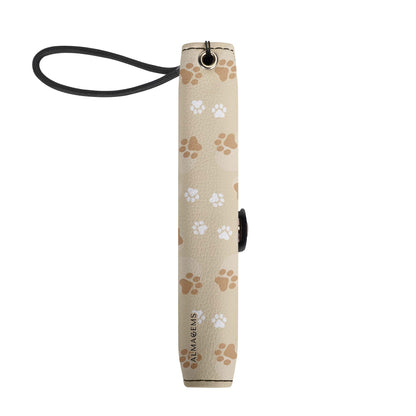 Always By Your Side With Adorable Dog And Paw Prints