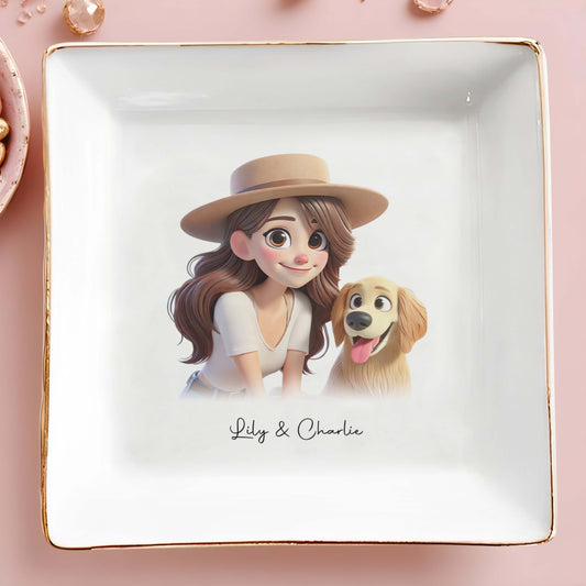 Cherish Every Moment Custom Jewelry Dish