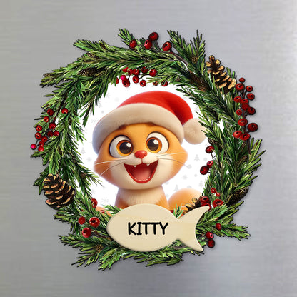 Celebrate The Season With A Personalized Touch - Personalized Custom Fridge Magnet - PET036_MAGN