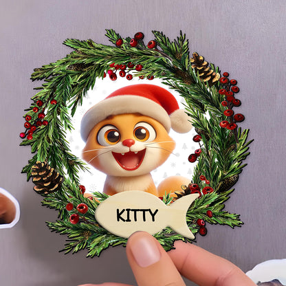 Celebrate The Season With A Personalized Touch - Personalized Custom Fridge Magnet - PET036_MAGN