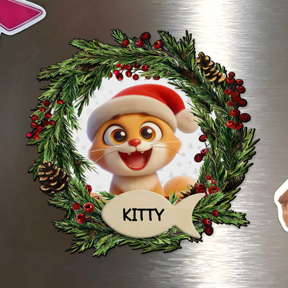 Celebrate The Season With A Personalized Touch - Personalized Custom Fridge Magnet - PET036_MAGN