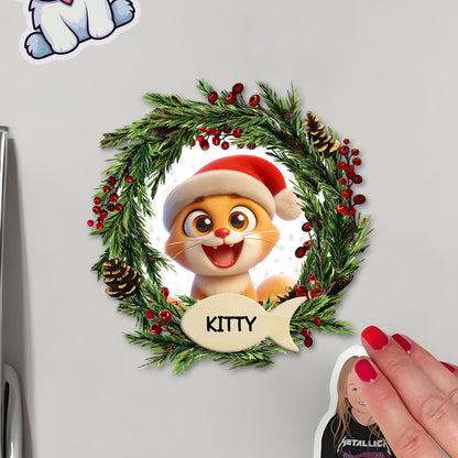 Celebrate The Season With A Personalized Touch - Personalized Custom Fridge Magnet - PET036_MAGN