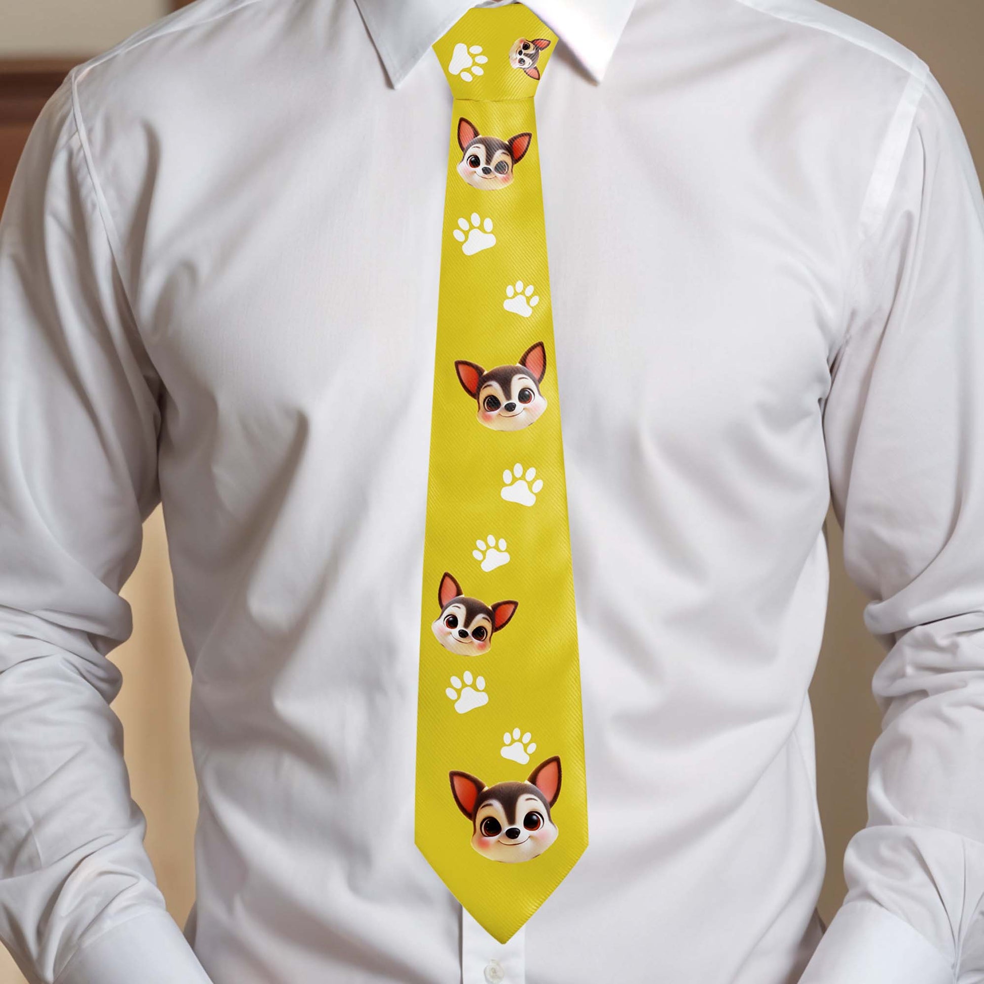 Paws And Love Forever Design Tie