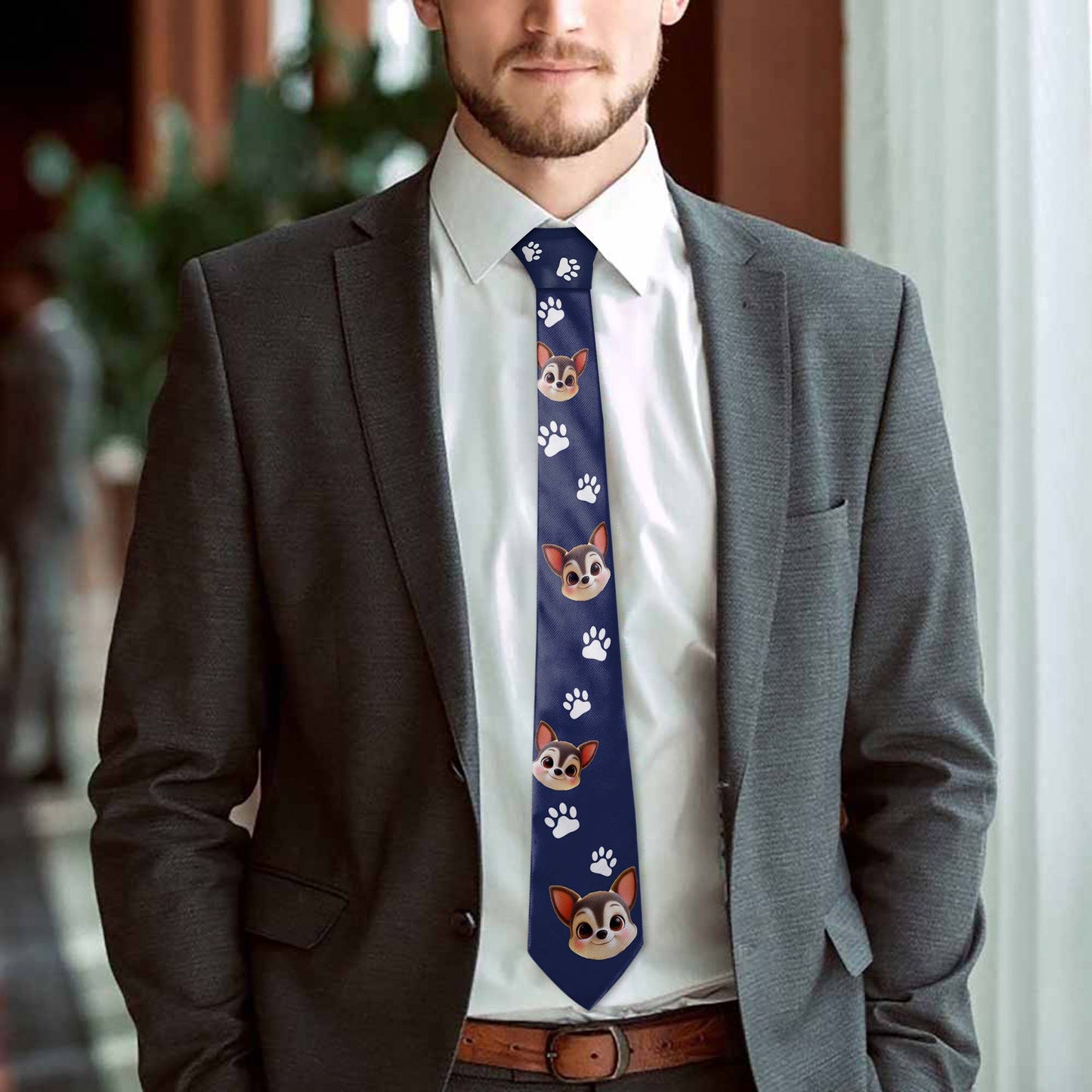 Paws And Love Forever Design Tie