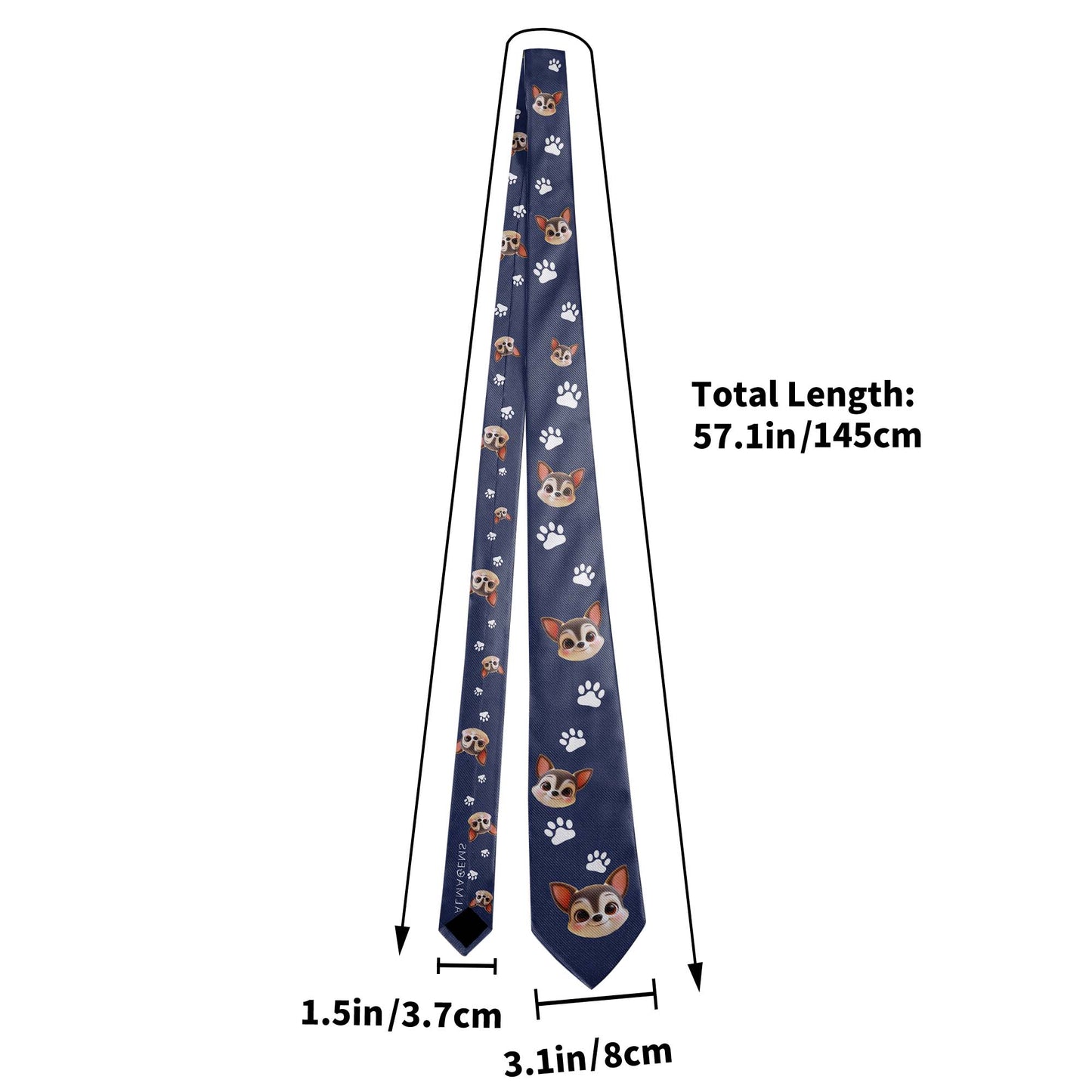 Paws And Love Forever Design Tie