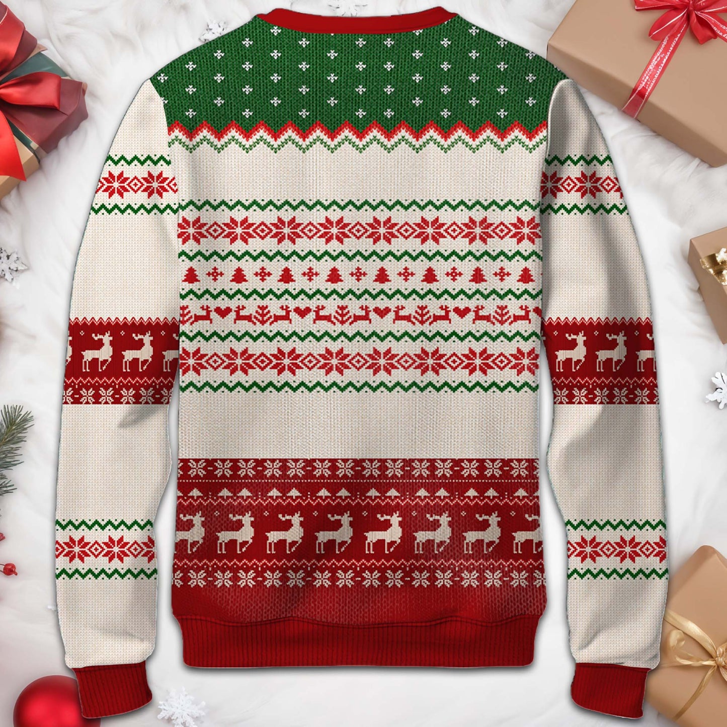 Happy Pawlidays Festive Reindeer Sweater