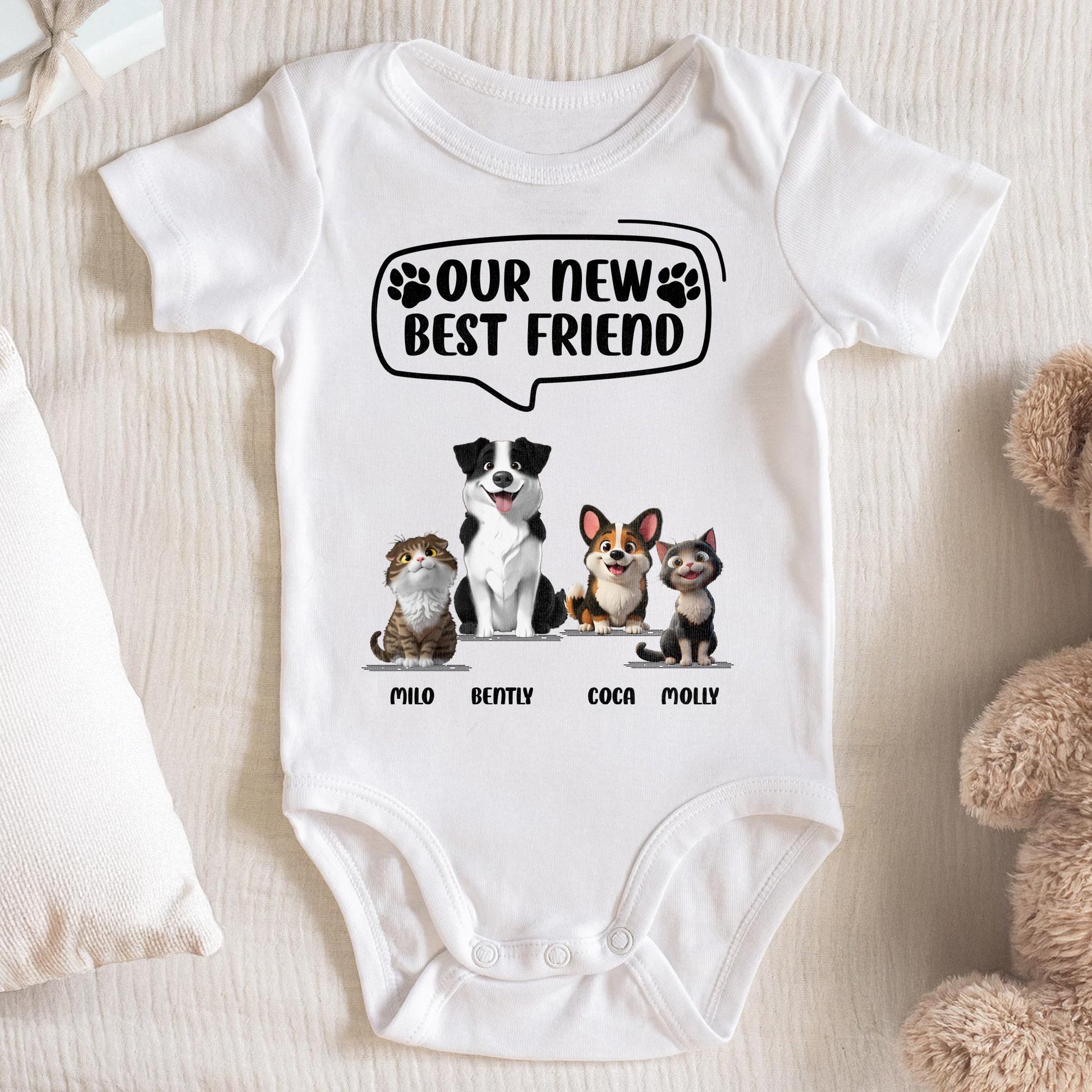 Our New Best Friend, Dogs and Speech Bubble