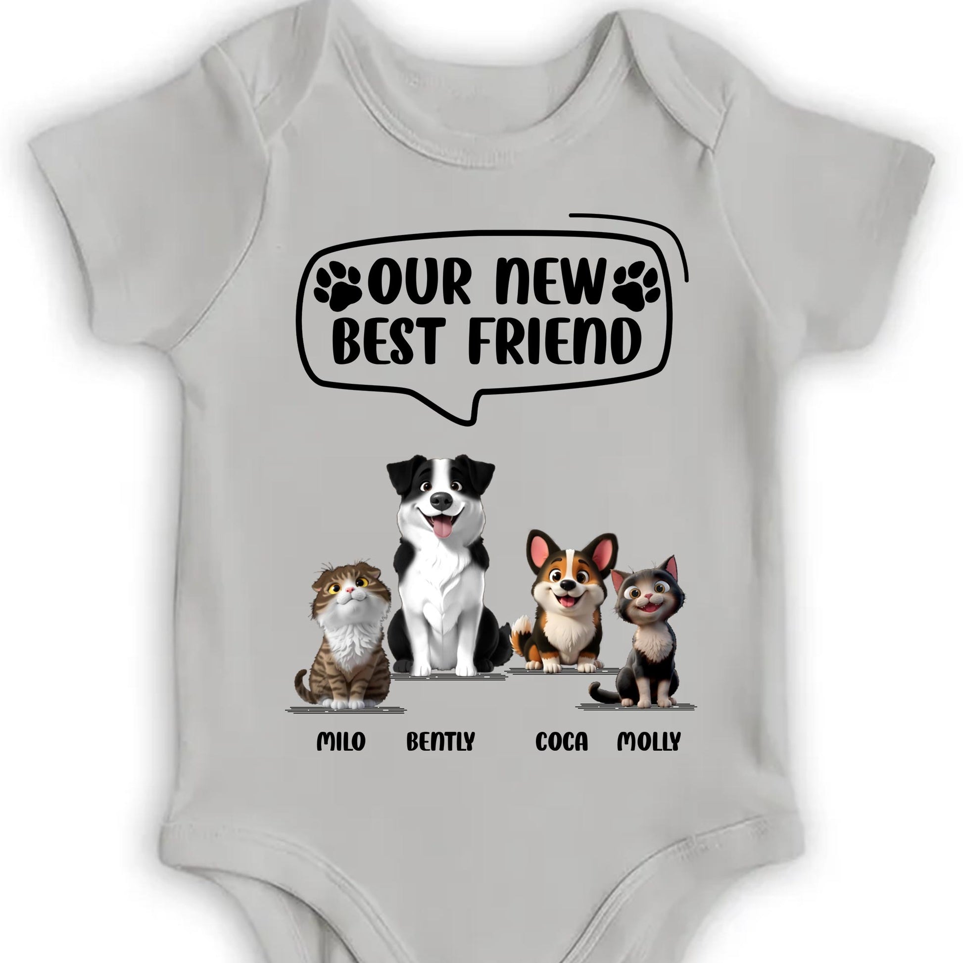 Our New Best Friend, Dogs and Speech Bubble