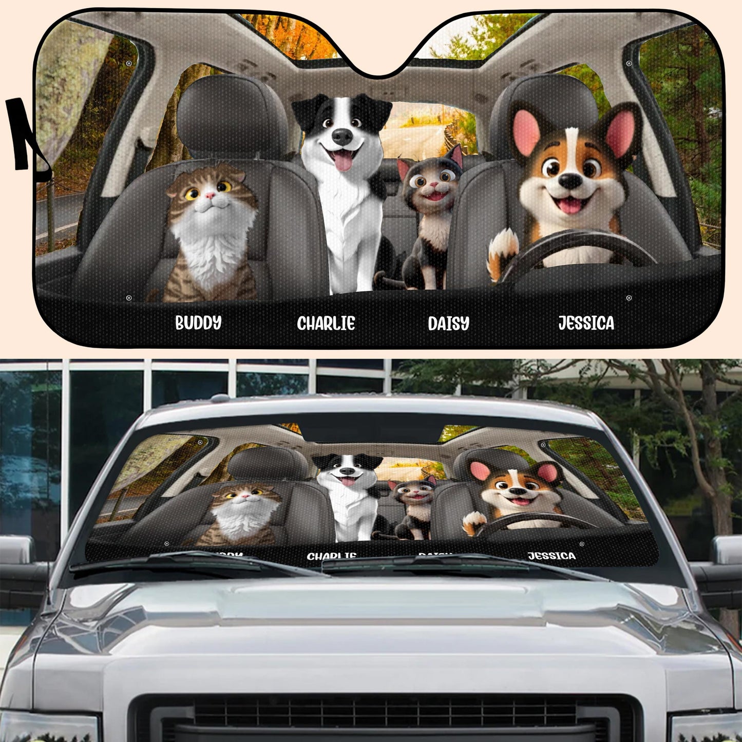 Capture Your Pet's Personality Perfectly, Cartoon Dogs And Cat