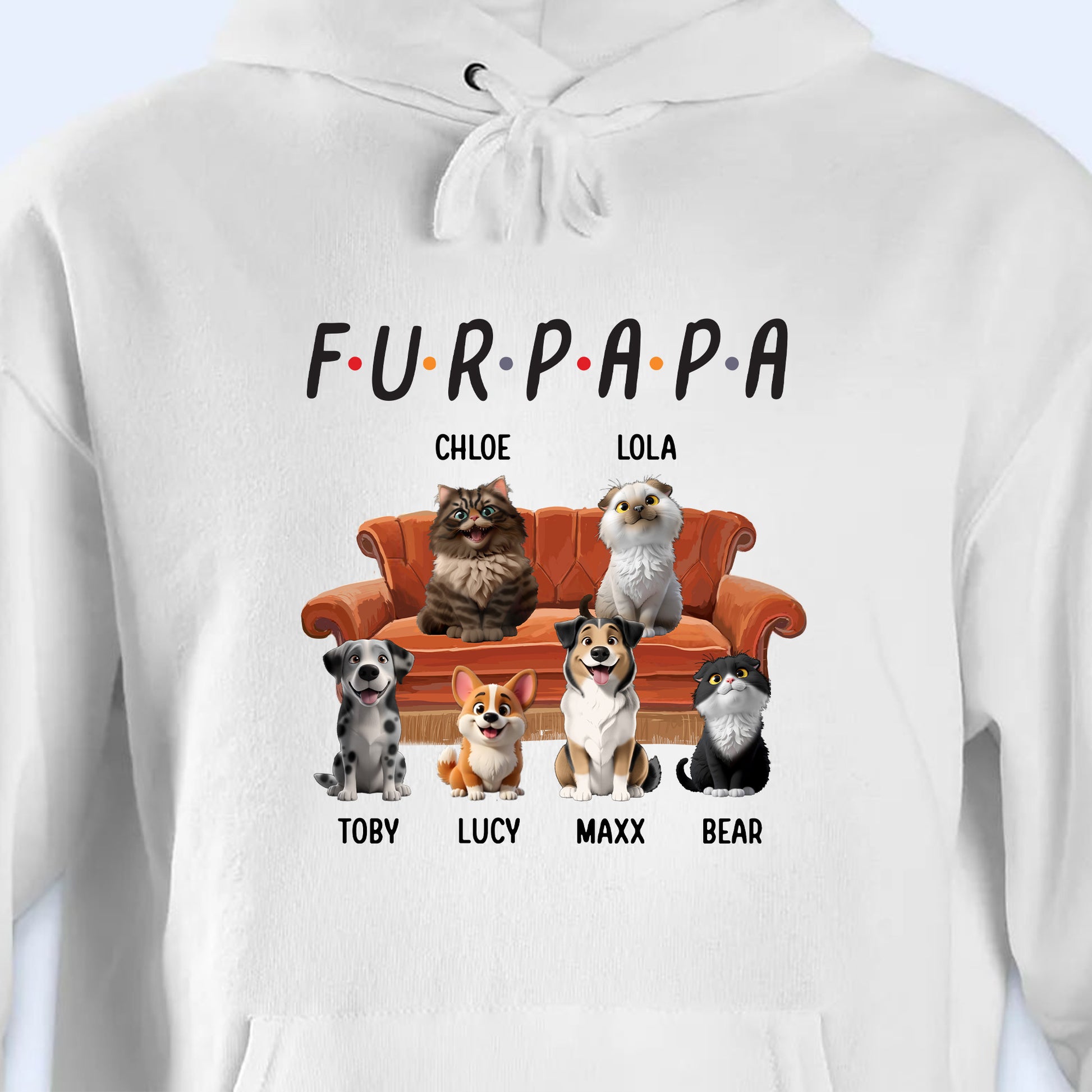 Fur Papa With Dogs and Cats