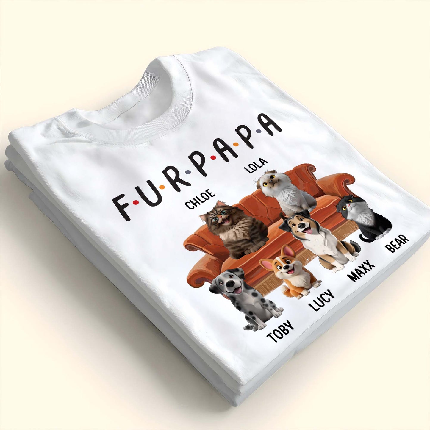 Fur Papa With Dogs and Cats