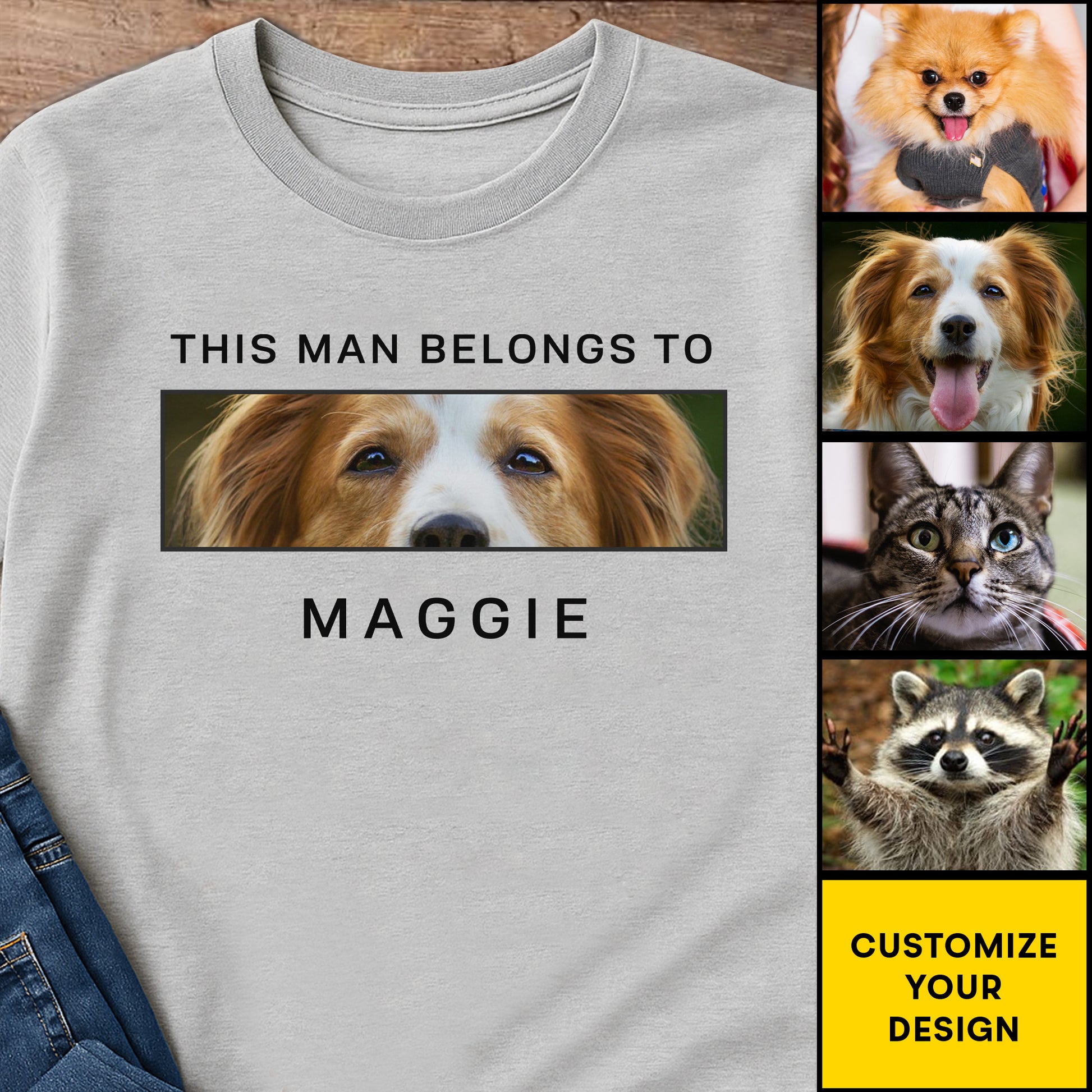 This Man Belongs To Maggie Custom Shirt