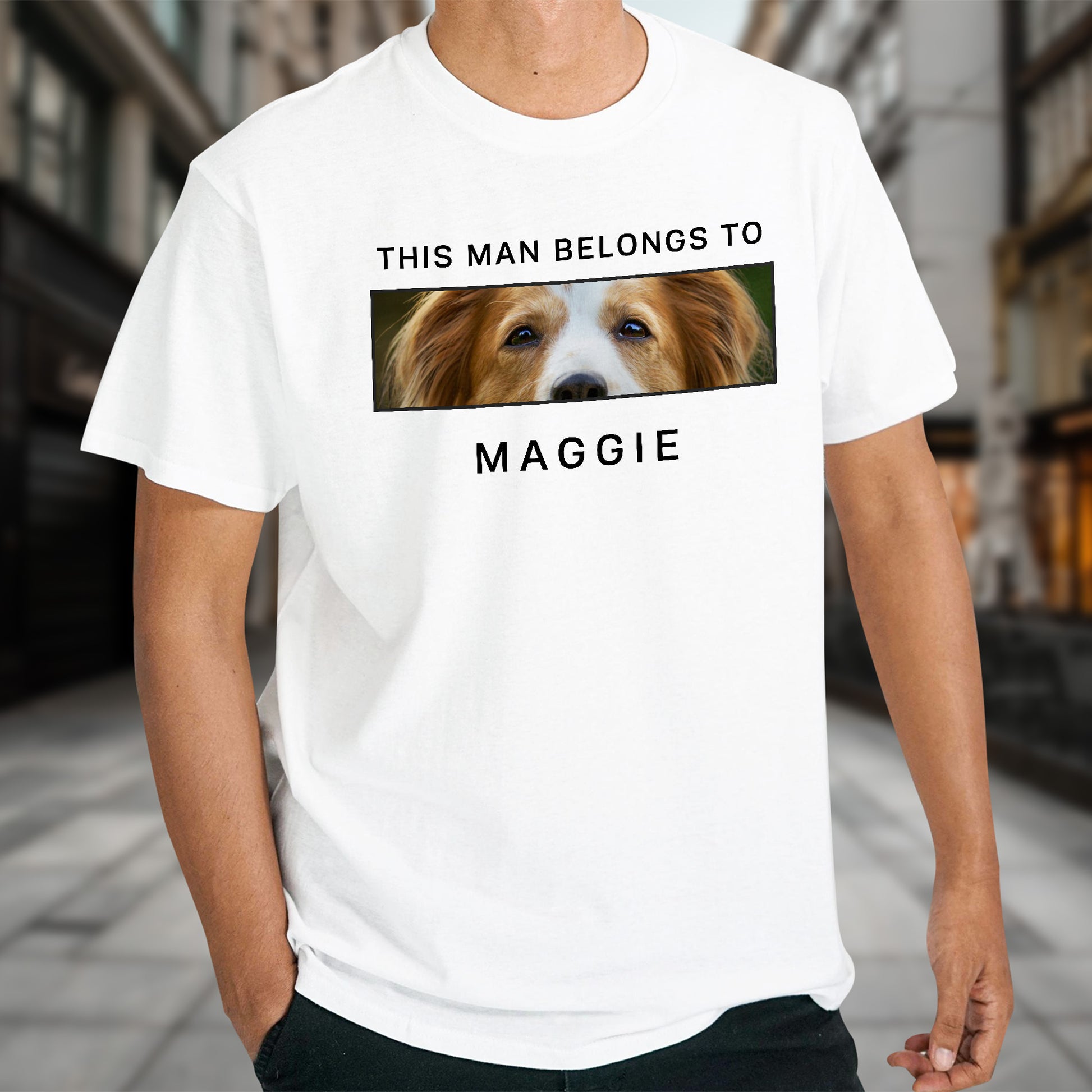 This Man Belongs To Maggie Custom Shirt