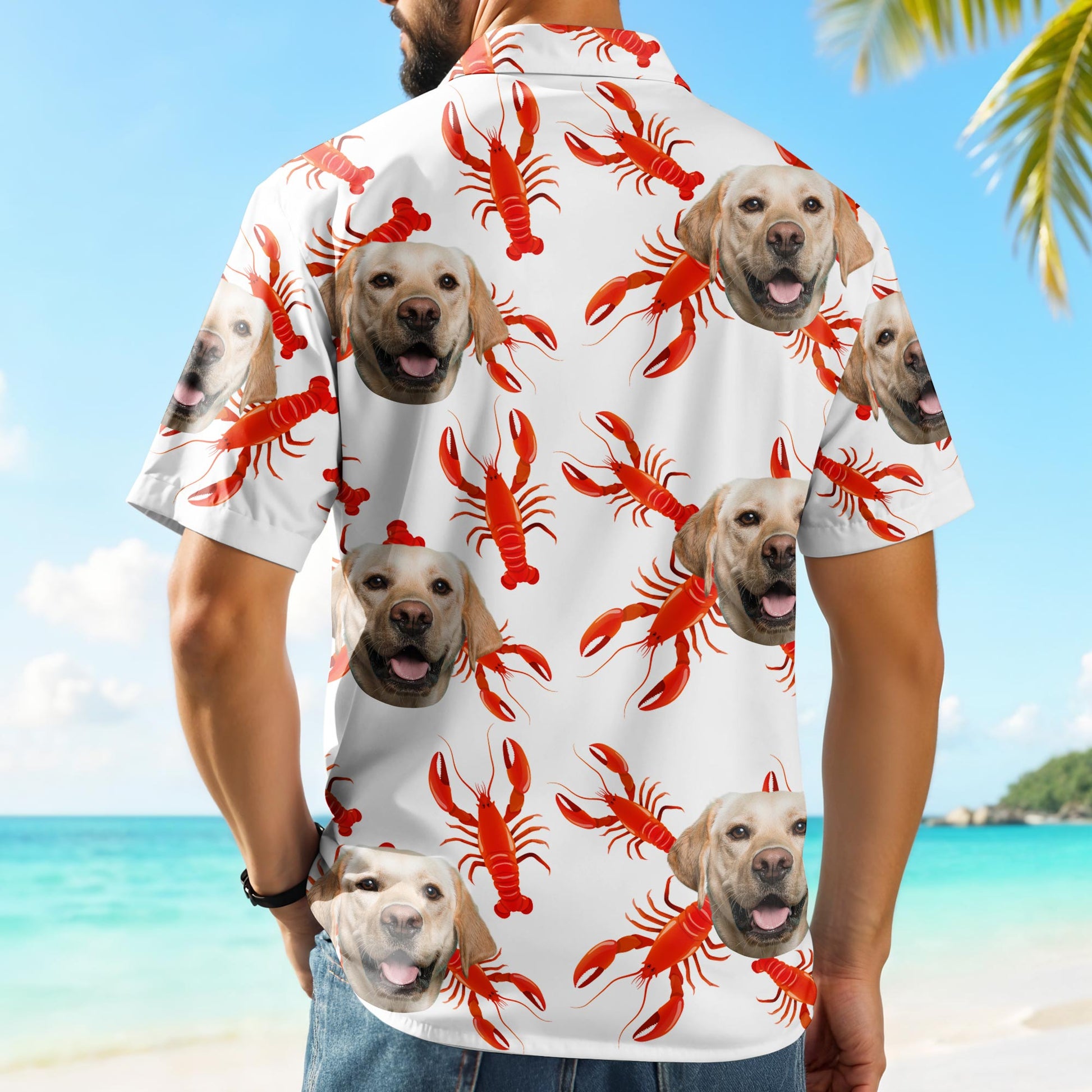 Celebrate Summer, Playful Lobster And Dog Themed