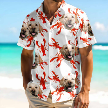 Celebrate Summer, Playful Lobster And Dog Themed