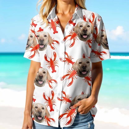 Celebrate Summer, Playful Lobster And Dog Themed