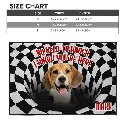 No Need To Knock I Know You're Here, Dog Design