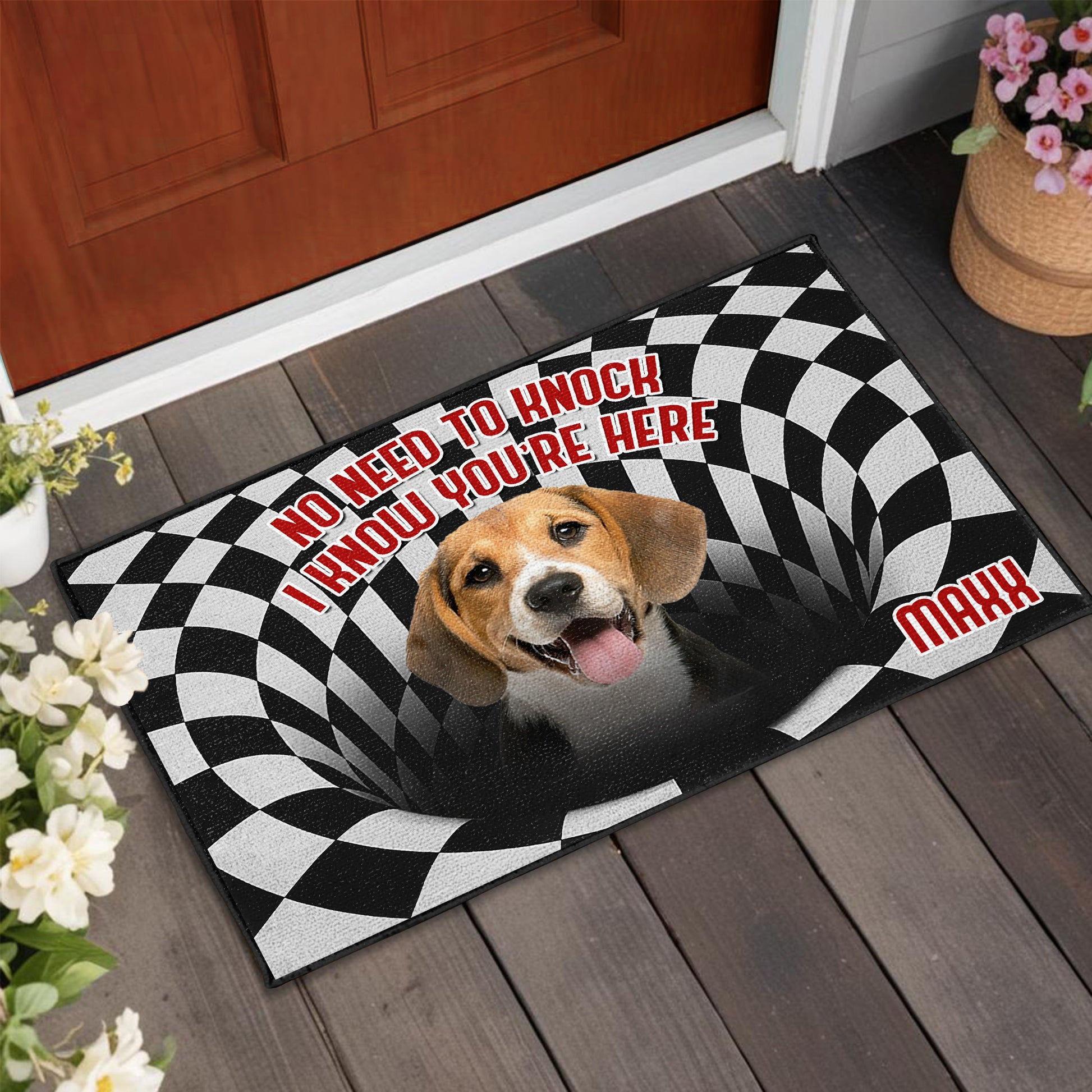 No Need To Knock I Know You're Here, Dog Design