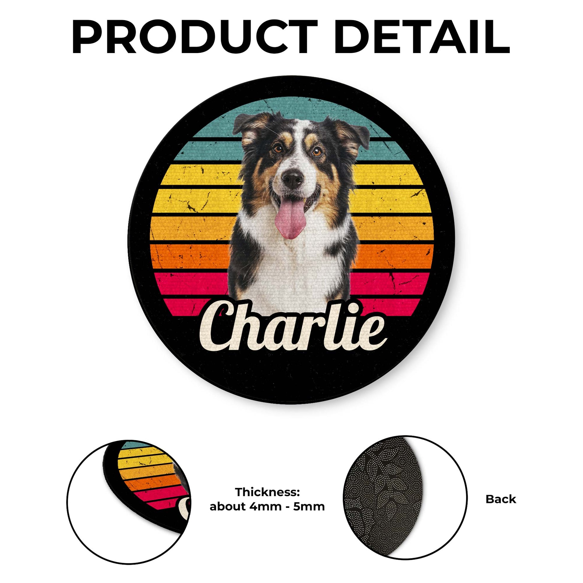 Charlie And Colorful Stripes Design