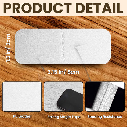 You Pawed Here, Bookmark With Dog and Paws - Personalized Custom Leather Bookmark - PET117_LBMARK