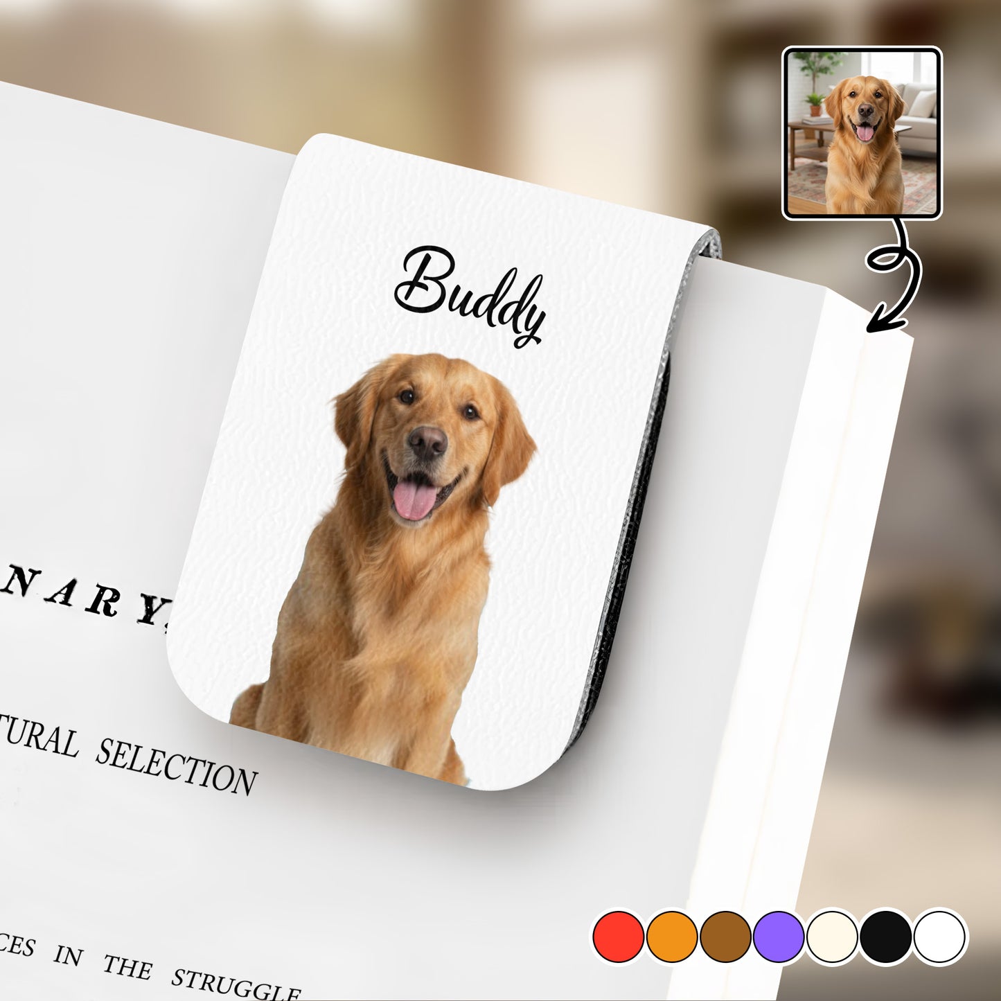 Buddy Dog Personalized Bookmark
