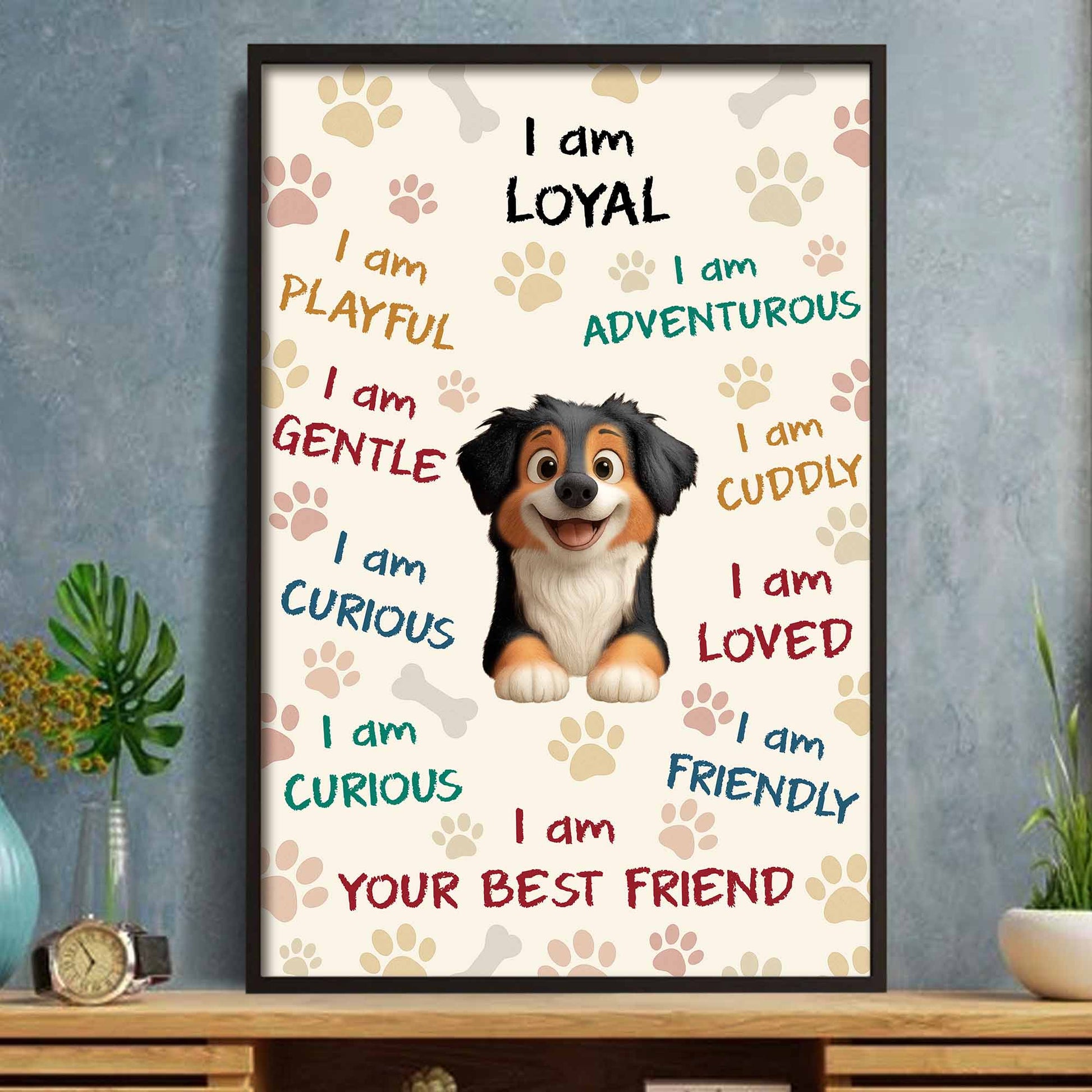 I Am Your Best Friend, Loyal Gentle Friendly Dog