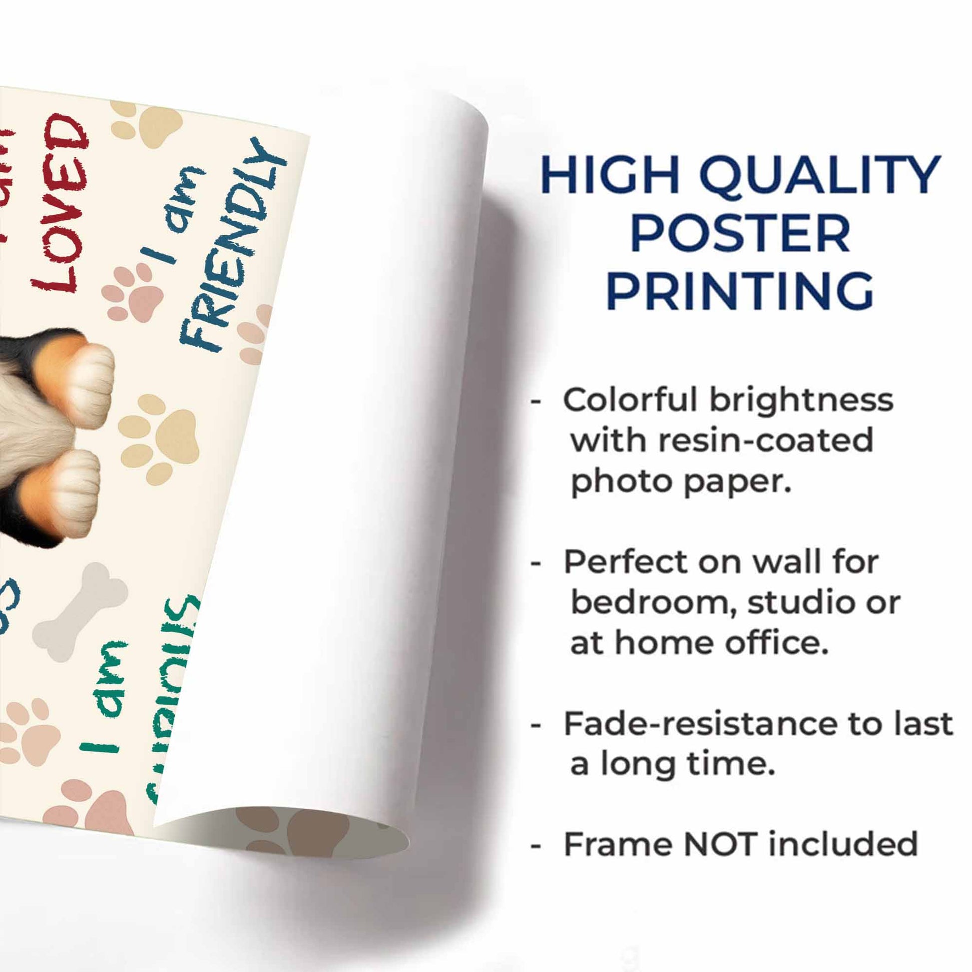 I Am Your Best Friend, Loyal Gentle Friendly Dog