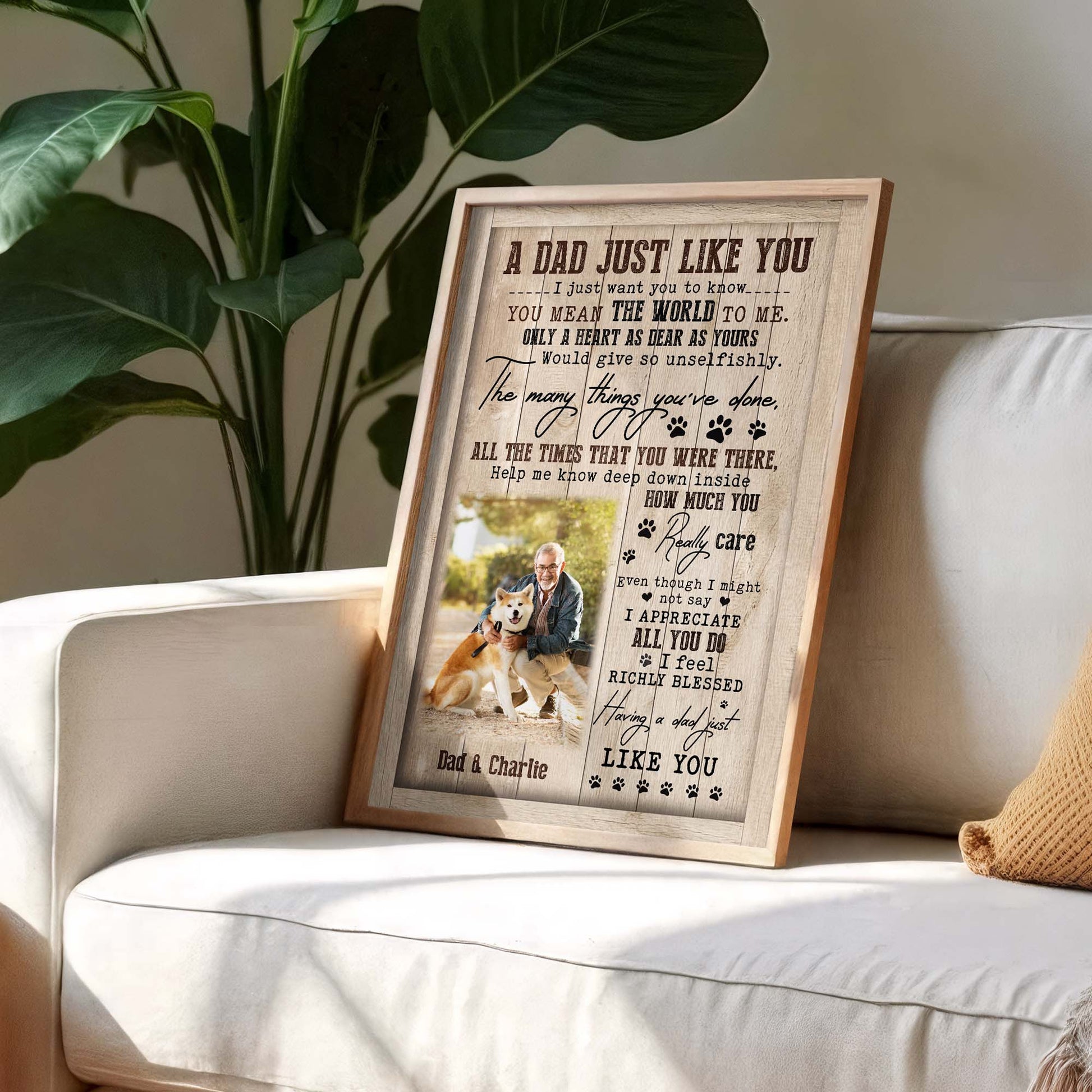 A Dad Just Like You, Blessings and Appreciation