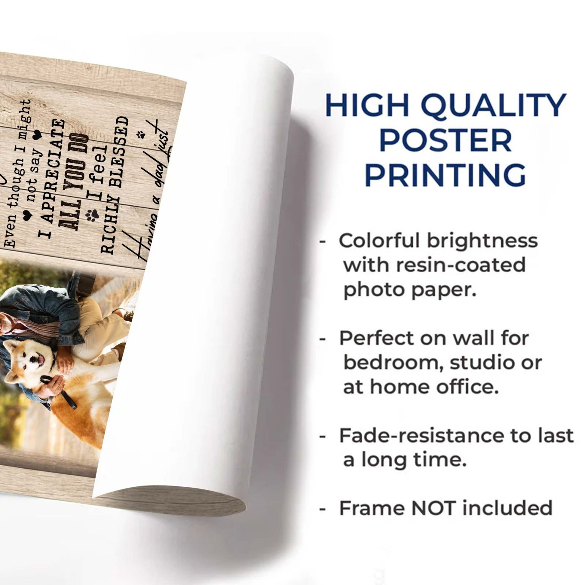 A Dad Just Like You, Blessings and Appreciation