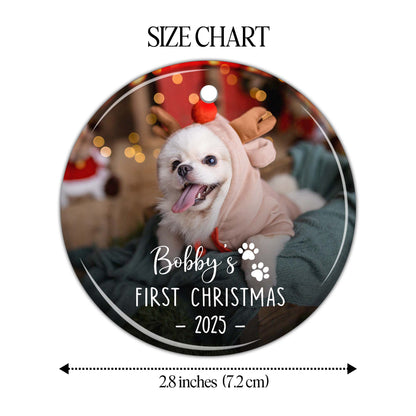 Bobby's First Christmas, Dog And Paw Prints