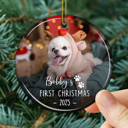 Bobby's First Christmas, Dog And Paw Prints
