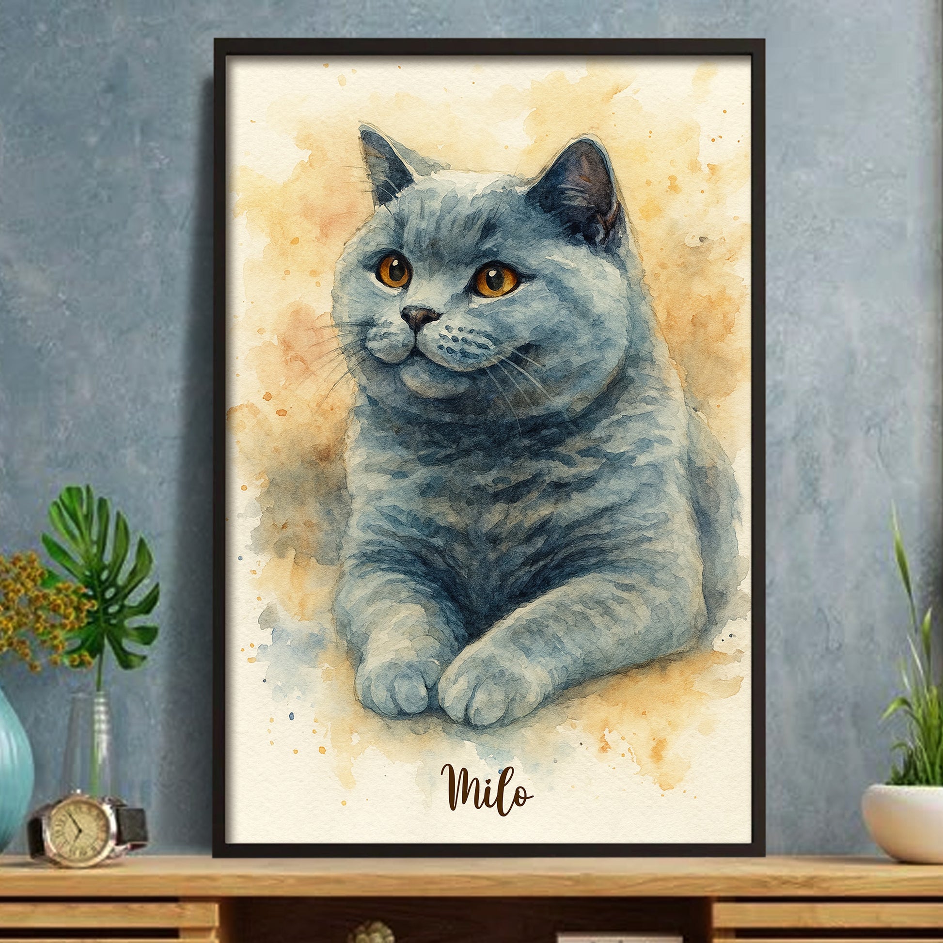 Celebrate Your Furry Friend With A Beautiful Custom Cat Portrait