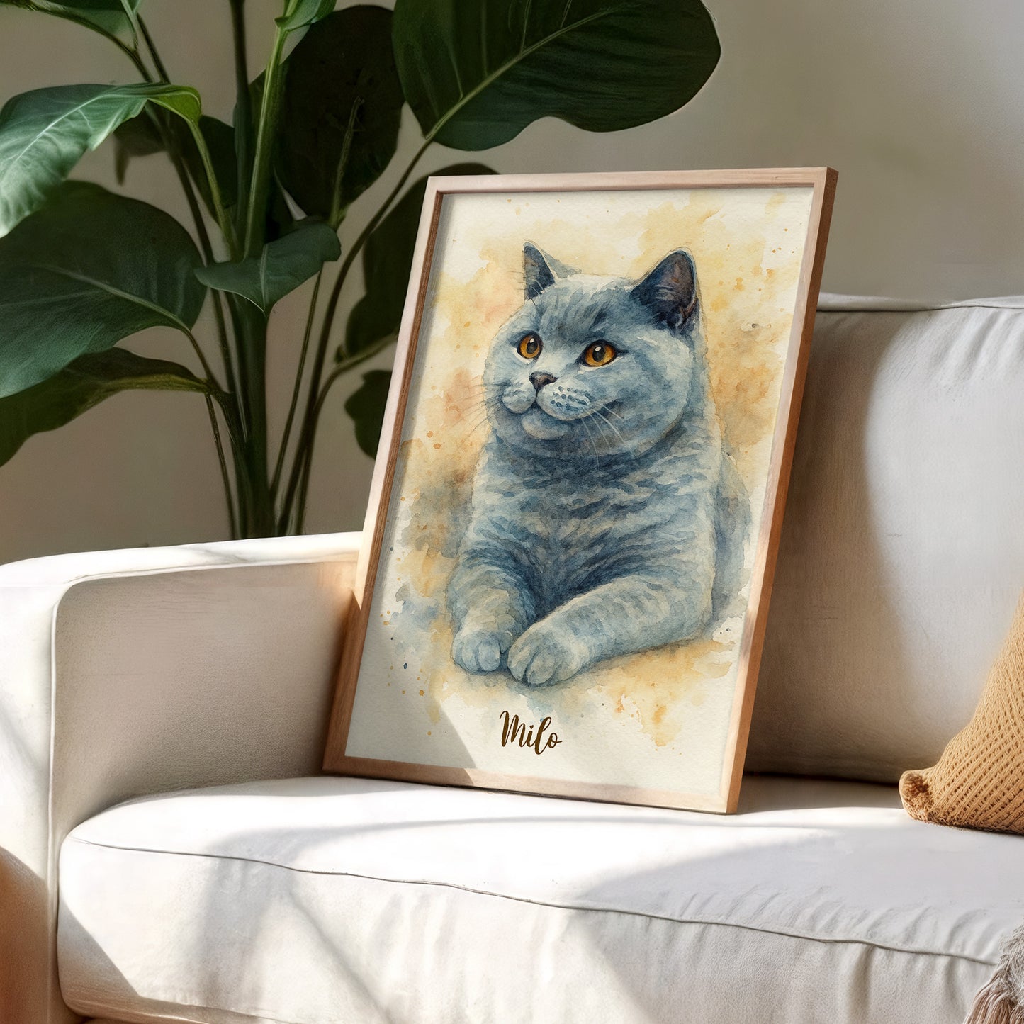 Celebrate Your Furry Friend With A Beautiful Custom Cat Portrait